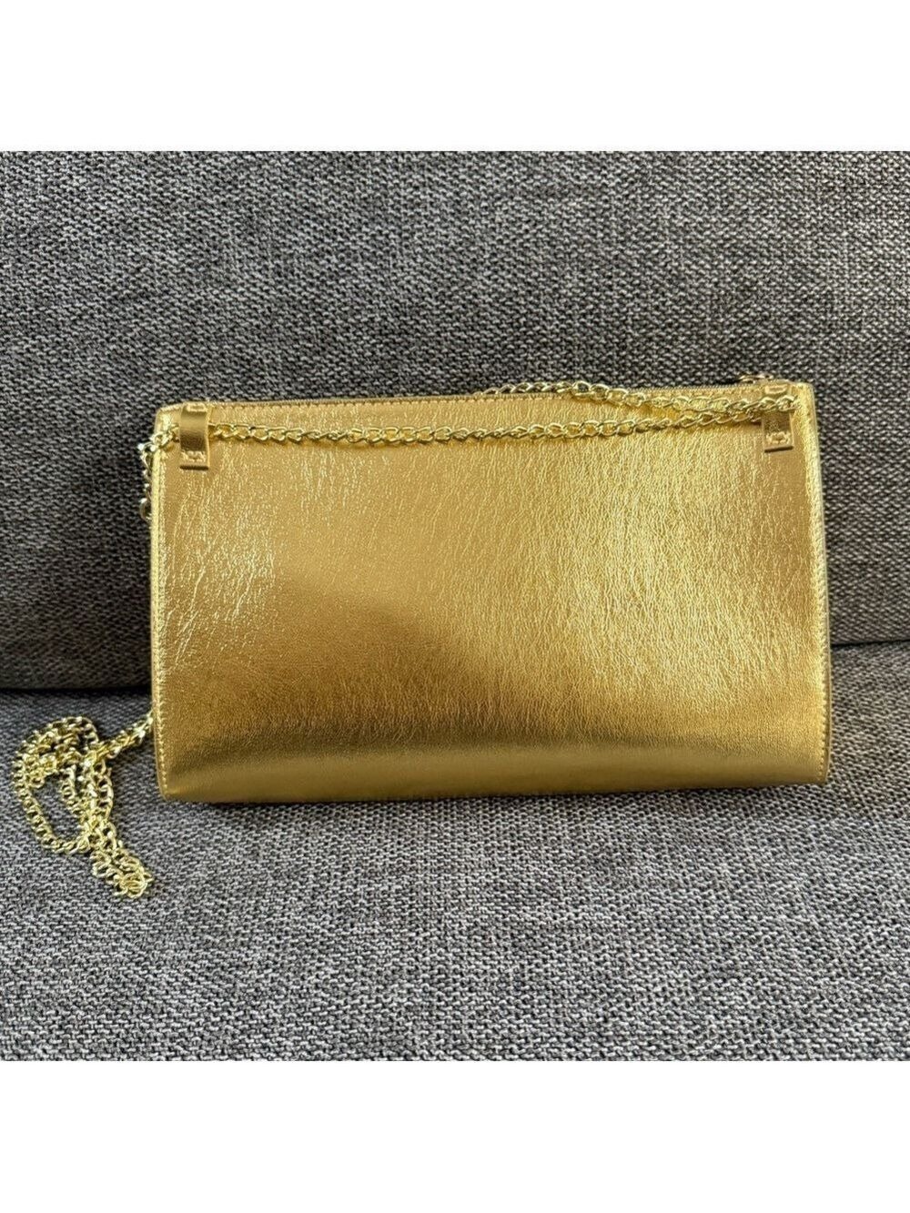 Dolce & Gabbana The One Golden Pouch On Chain New Authentic - Picture 11 of 17